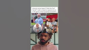Internet meme legend "Hide the Pain Harold" made a surprise appearance