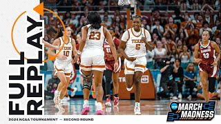 Texas vs. Alabama: 2024 NCAA women's second round | FULL REPLAY