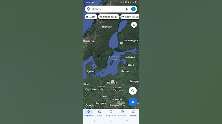Балтийское море на карте