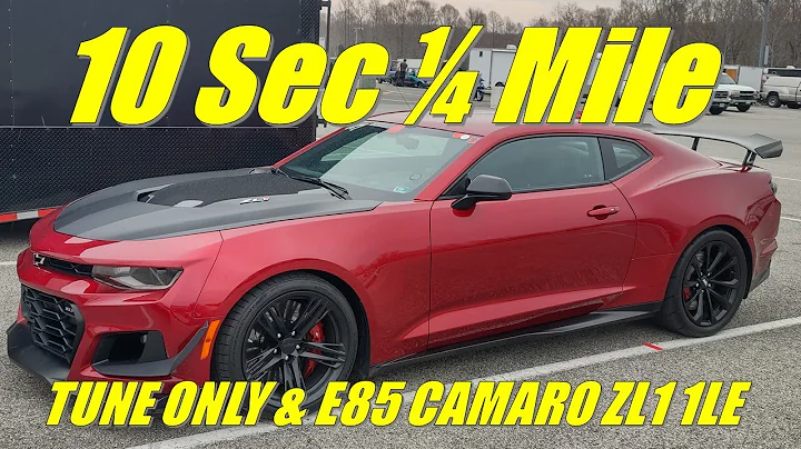 10 Second Flex Fuel 2021 CAMARO ZL1 1LE Quarter Mile A10 Auto 1/4 Mile #CamaroZL1