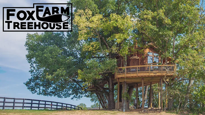 Custom Countryside Treehouse with Wraparound Deck