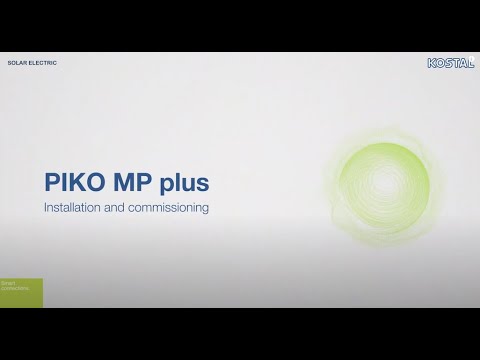 PIKO MP plus: Installation and commissioning