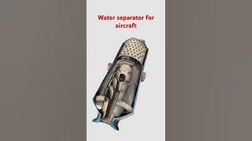 Aircraft water separator sectioned/cutaway 3d scan