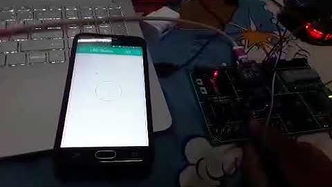 การแสดงสถานะ LED บนแอฟ Blynk จากบอร์ดทดลอง