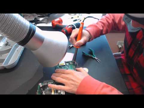 Dell inspiron 1501 broken dc input fix Laptop Power Jack Repair socket input port connector