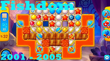 Fishdom Level 2001 - 2005 HD Walkthrough | 3 - match game | gameplay | android | ios | pc | app
