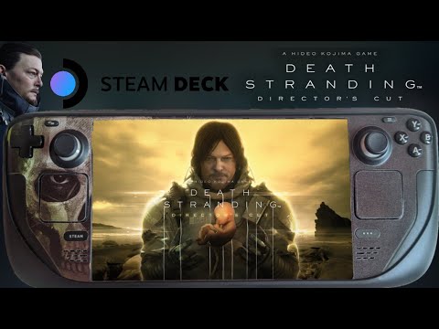 Death Stranding Director's Cut - Steam Deck , Gameplay e primeiro teste no aparelho!