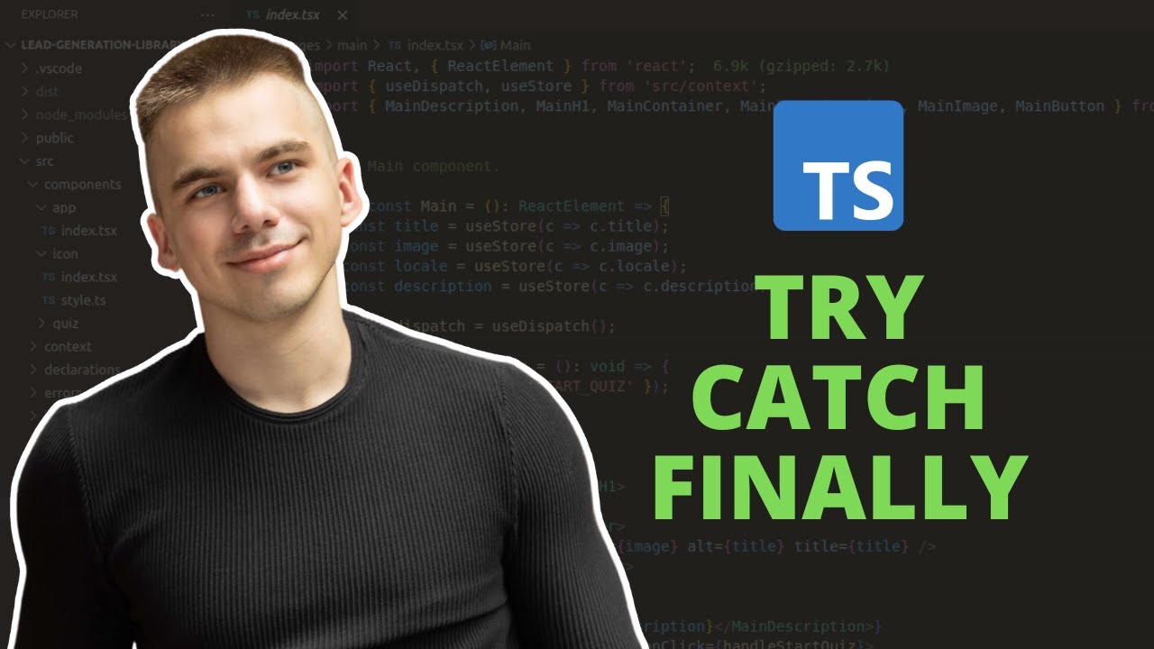 typescript try catch assignment