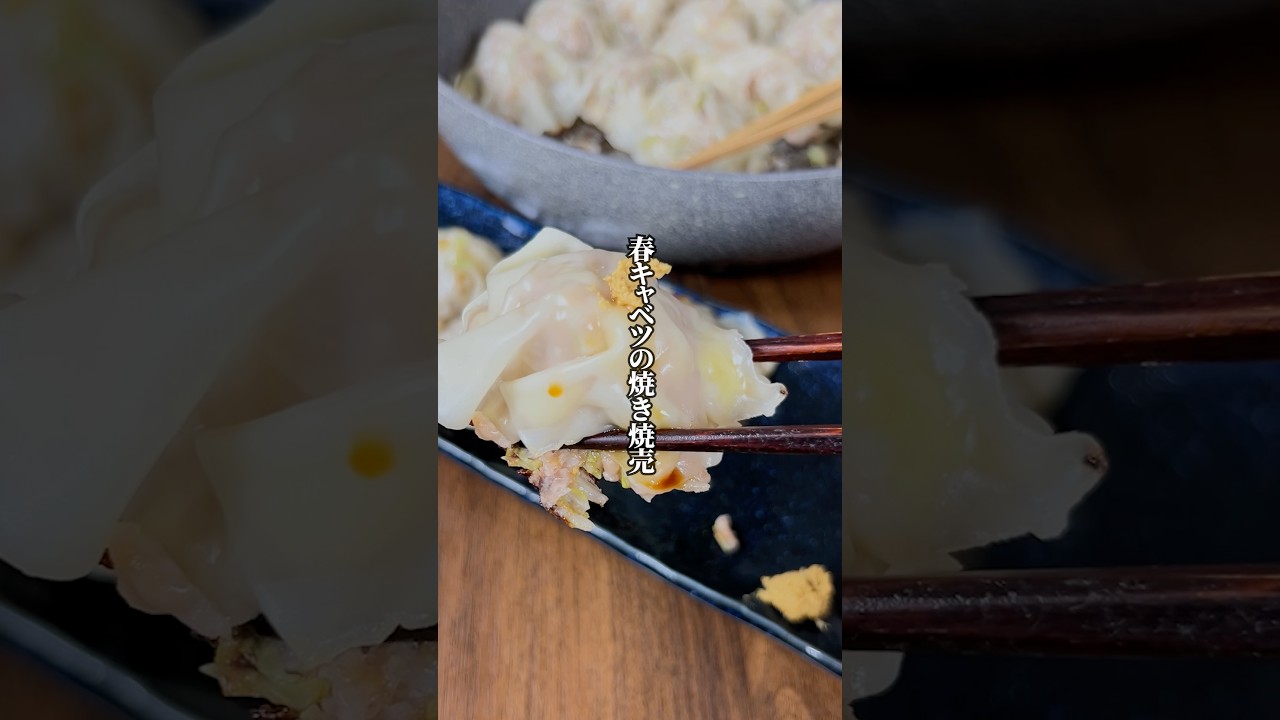 【焼売革命!】絞って被せるだけで簡単!「包まない春キャベツ焼き焼売」
