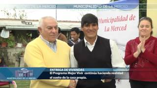 Entrega de Módulos Habitacionales - La Merced, Salta