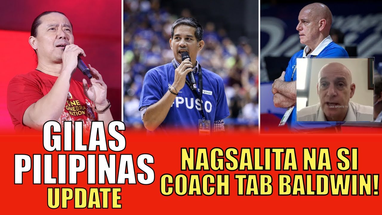 BREAKING BOSS AL NAGTEXT NA KAY COACH TAB BALDWIN BALIK GILAS NA BA 