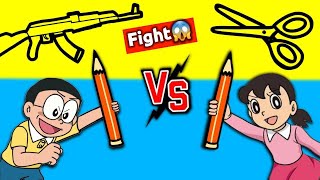 Draw To Fight 😱 || Funny Game screenshot 4