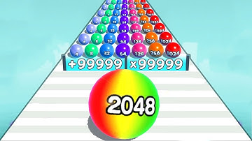 Ball Run 2048 - Satisfying ASMR Math Games