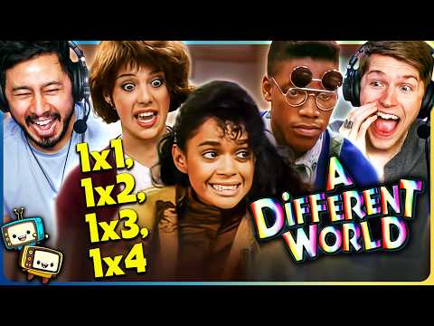 A DIFFERENT WORLD (1987) 1x1, 1x2, 1x3 & 1x4 Reaction! | First Time Watch | Lisa Bonet w/ Jaby Koay