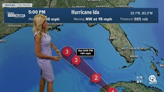 Hurricane Ida continues to strengthen as its heads toward U.S. Gulf Coast