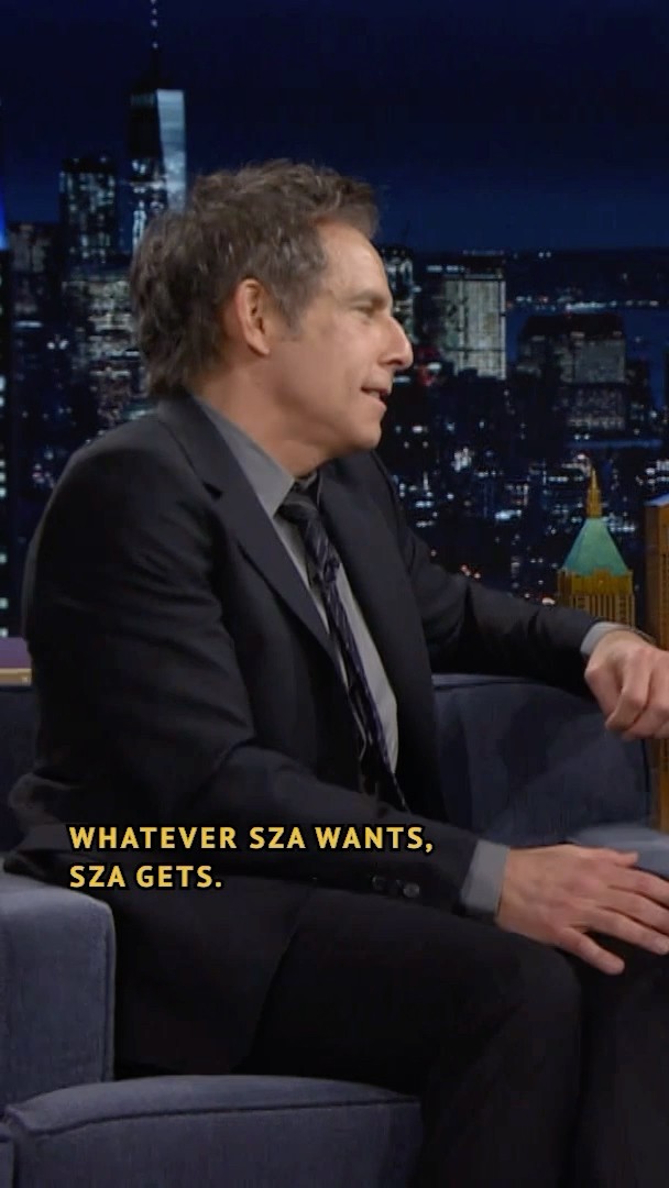 #BenStiller reacts to #SZA’s love for #Severance ? #FallonTonight #JimmyFallon