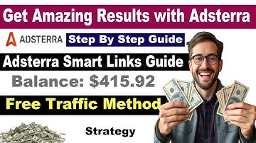 Adsterra Guide - Smart Links Monetization tips | Step By Step adsterra setup tipstv4you