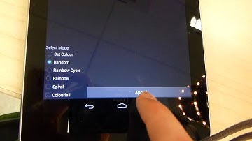 ColAir: an LED light strip controlled remotely using an android device.