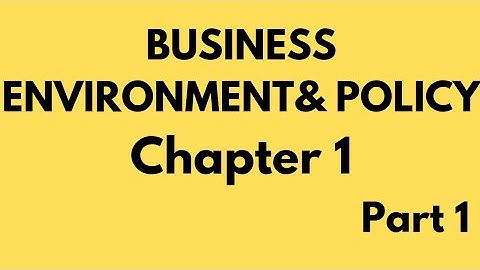 Calicut University M. com 1 st sem Business environment policy chapter 1 revision