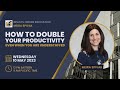 How to double your productivity even when you are understaffed  results driven innovation