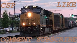 [CSXT]3378 [ET44AH]Leads Q401-29 SB Through Fay NC & 3326[ET44AH]Mid Train DPU & A Nice Doppler!
