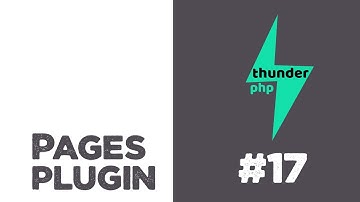 Pages plugin for thunderPHP Framework #17 | Deleting editor images | Quick programming tutorial