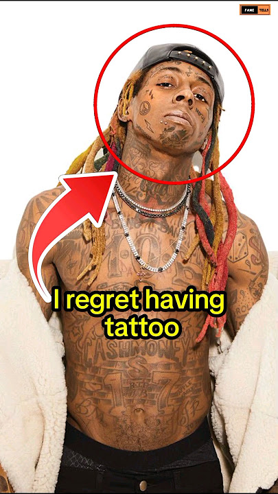 why lil wayne removing all of his tattoo🤯😓