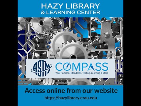 ERAU Hazy Library and Learning Center: Using ASTM Compass