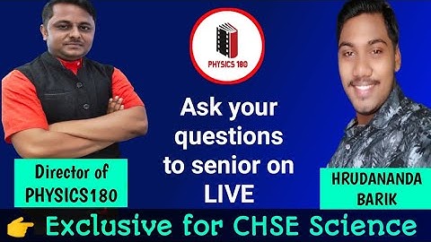 142.Know Strategy To Score Better In CHSE with Your Senior #chse exam #physics180