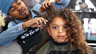 6 YEAR OLD KID FIRST HAIRCUT | HAIRCUT TRANSFORMATION | COMBOVER