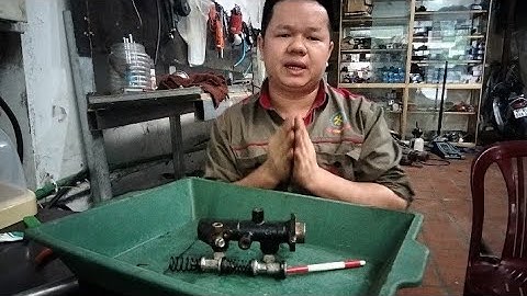 CẤU TẠO VÀ NGUYÊN LÝ HOẠT ĐỘNG CỦA TỔNG PHANH TRÊN Ở XE Ô TÔ (PHANH DẦU)