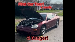 First Video! 2004 Mitsubishi Eclipse Tour + Mods #mitsubishi #carvlog #carvideo #cartour #eclipse 