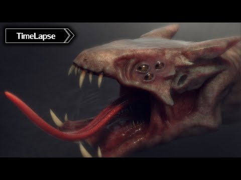 Creature Creation - Alien | Blender Sculpting Timelapse