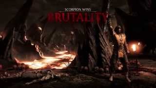 Mortal Kombat X - Scorpions Brutality Nether Hole