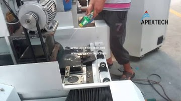 APEXTECH 6027 CNC Stone router with saw on cutting 30mm granite 1