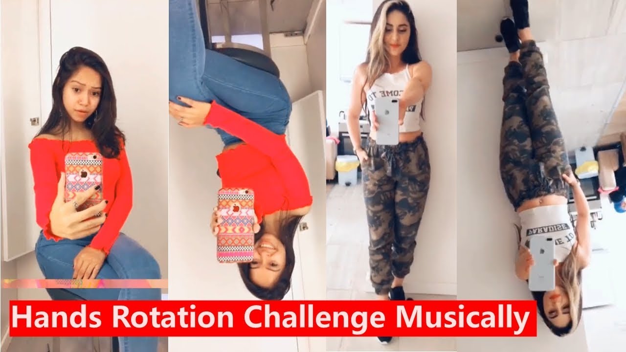 Hands Rotation Challenge Musically Tiktok | Afshan Rooh, Unnati Malharkar, Rishabh Puri