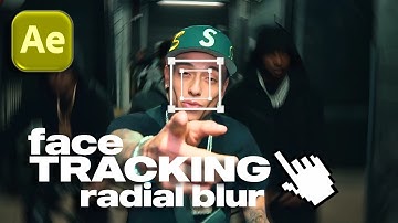 How to Create a Viral Face Tracking Radial Blur – After Effects 2025