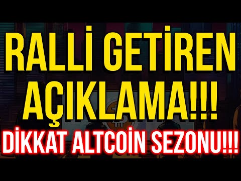 RALLİ BAŞLATAN AÇIKLAMA!! ALTCOİN BOĞA SEZONU!! AMAN DİKKAT!! #floki #bonk #dogecoin #shiba #shib