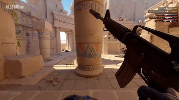 Quad & clutch 1v3 MAC-10 Pipsqueak M4A1-S defend B site on Anubis CS2 FACEIT