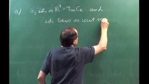 Programa de Doutorado: Lie Groups, Representation Theory and Symmetric Spaces - Aula 11