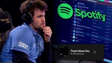 Magnus Carlsen Adds THAT Song in Queue on Spotify While He is Playing Chess in Tournament