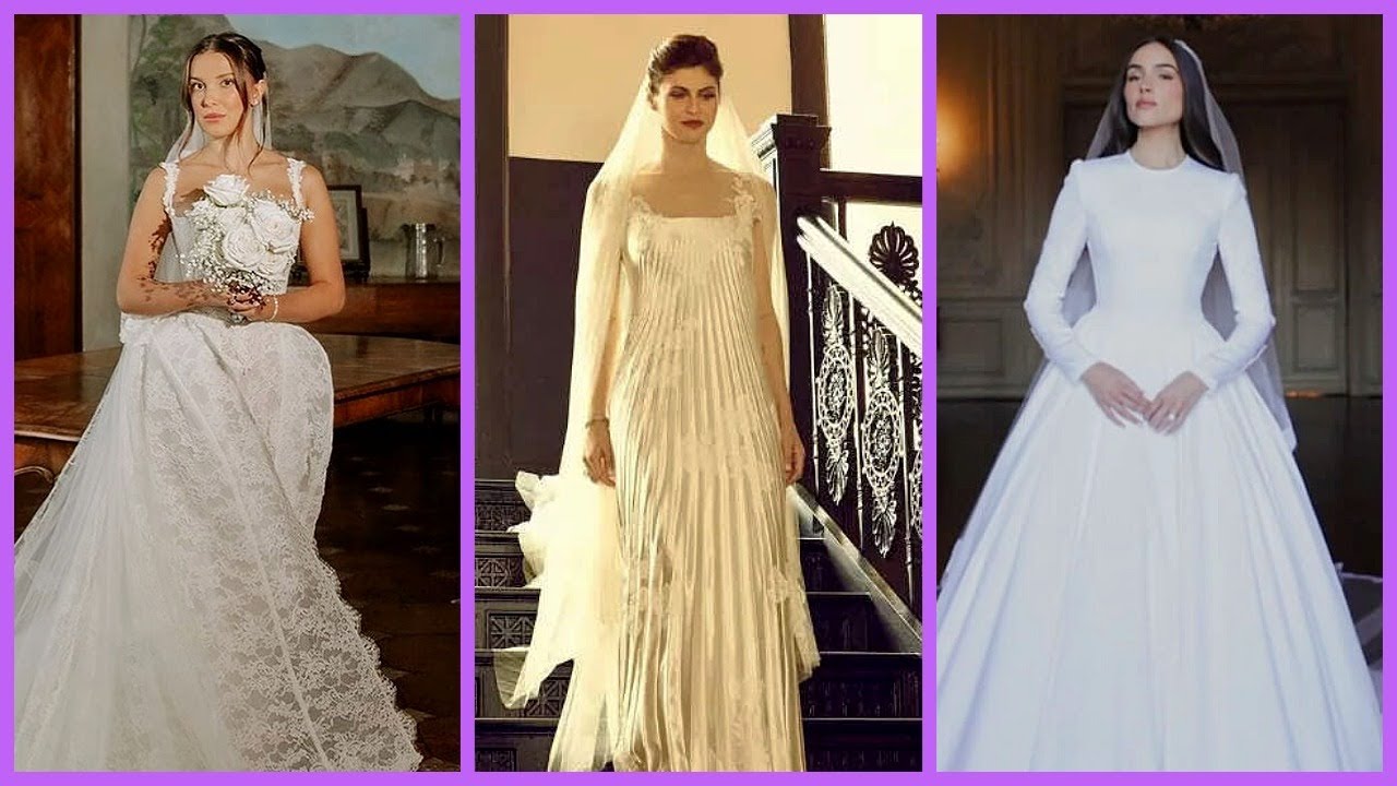 10 самых красивых свадебных платьев знаменитостей!