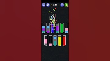 watersort puzzle game level 55
