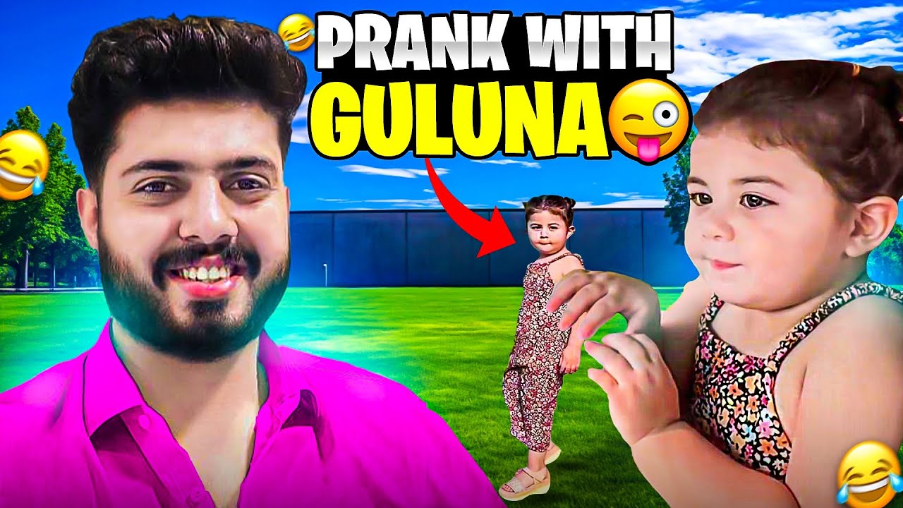 Prank with Guluna 😂 - Zohaib Bakhtiyar