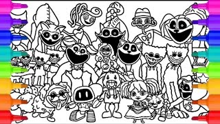 POPPY PLAYTIME CHAPTER 4 New coloring page How to color all bosess and monsters