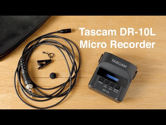 Tascam DR-10L Micro Recorder and Lavalier Review - YouTube