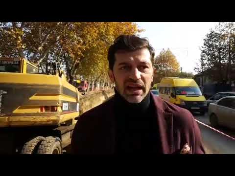 თბილისის მერმა ქეთევან წამებულის ქუჩაზე სანიაღვრე კოლექტორის სარეაბილიტაციო სამუშაოები დაათვალიერა