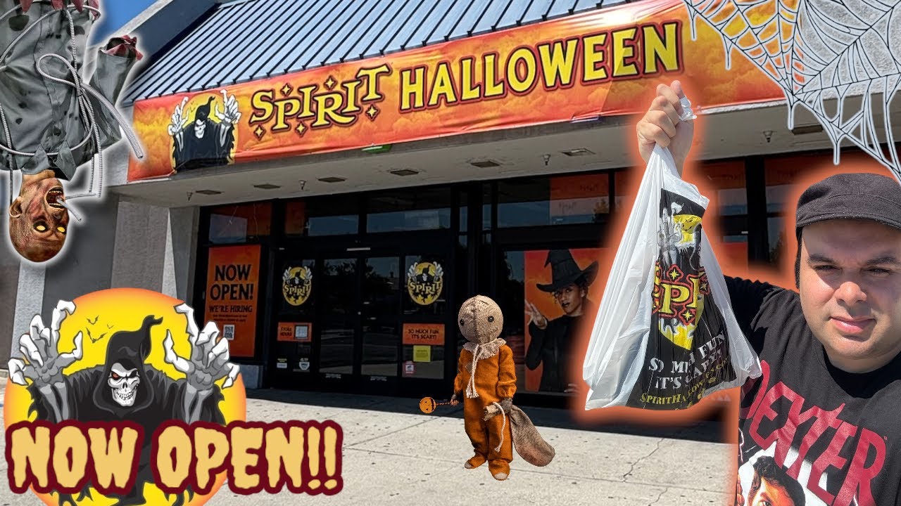 Spirit Halloween is FINALLY OPEN!! Spooky Season 2025 Begins - YouTube