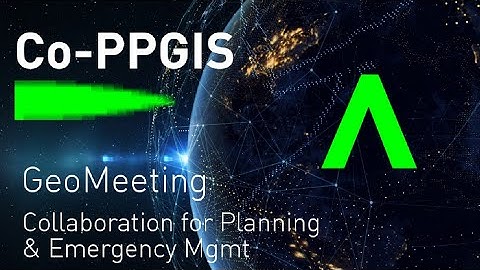 Co-PPGIS: A Groupware-Based Online Synchronous Collaboration for Planning and Emergency Mgmt #WebGIS