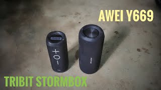 Tribit Stormbox vs. Awei Y669-Battle of Sound Quality